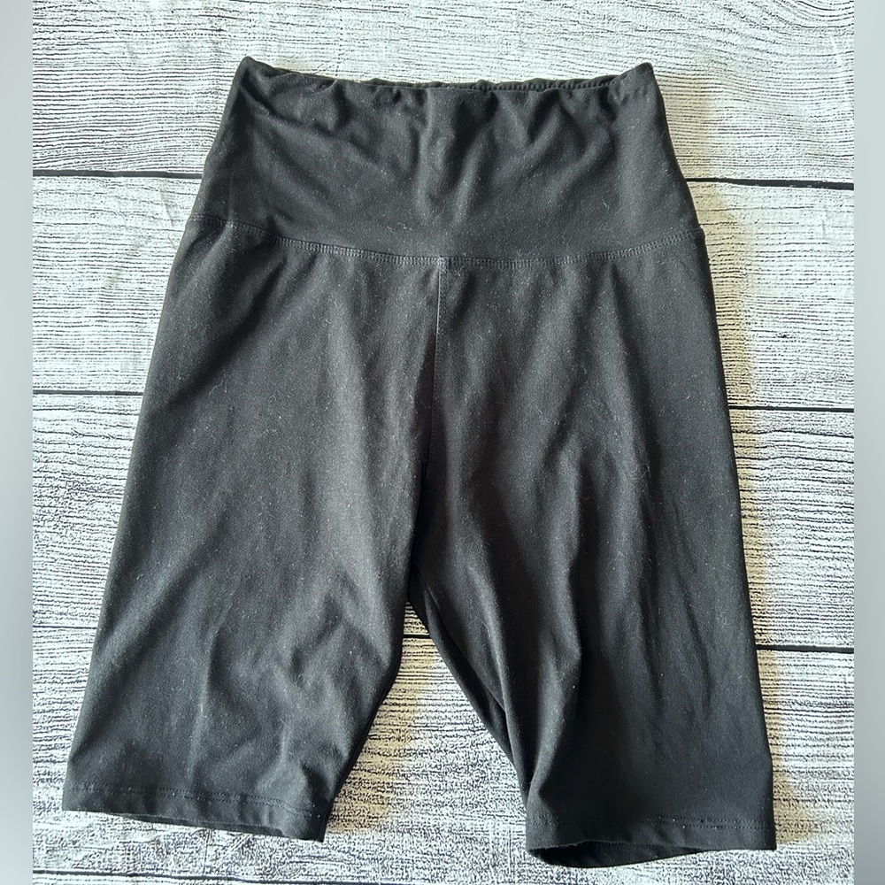 Black bike shorts size small/ medium